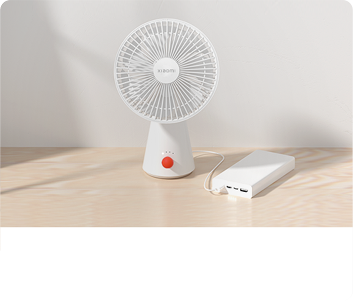 Mini ventilador recargable Xiaomi